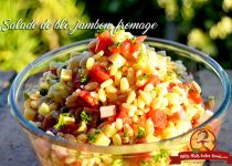 Salade de blé, jambon, fromage