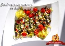 Sardines crues marinées au citron