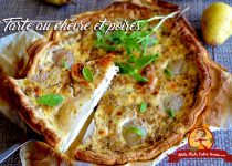 Tarte au chèvre et poires