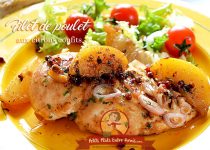 Filet de poulet aux citrons confits
