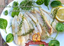 Filets de merlan au thym citron, grillés à la plancha