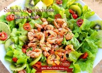 Salade d’écrevisses sucrée salée