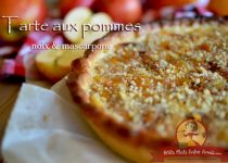 Tarte aux pommes, noix et mascarpone