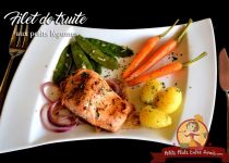 Filet de truite aux petits légumes