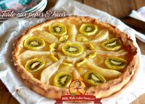 Tarte aux poires et kiwis