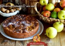Gâteau aux pommes et aux noix