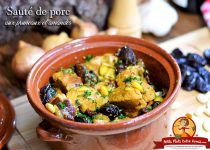 Sauté de porc aux pruneaux et amandes