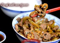 Boeuf sauté aux oignons