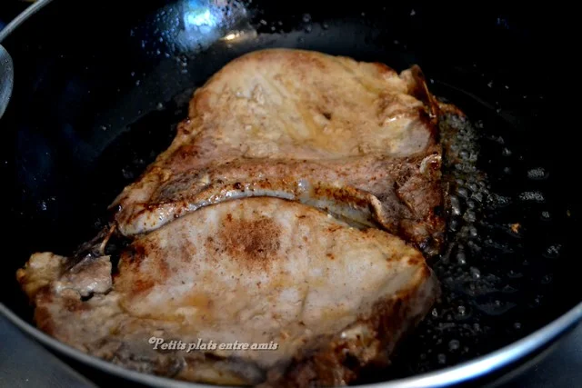 cotes de porc à la poêle