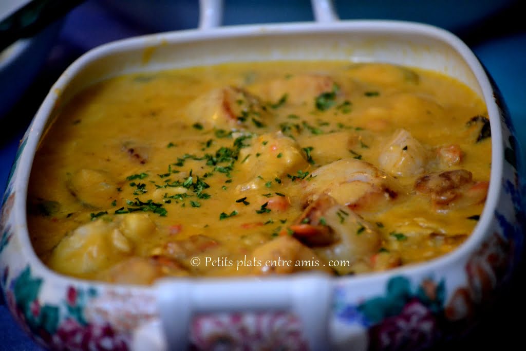 Noix De Saint Jacques A La Bisque De Homard Petits Plats Entre Amis