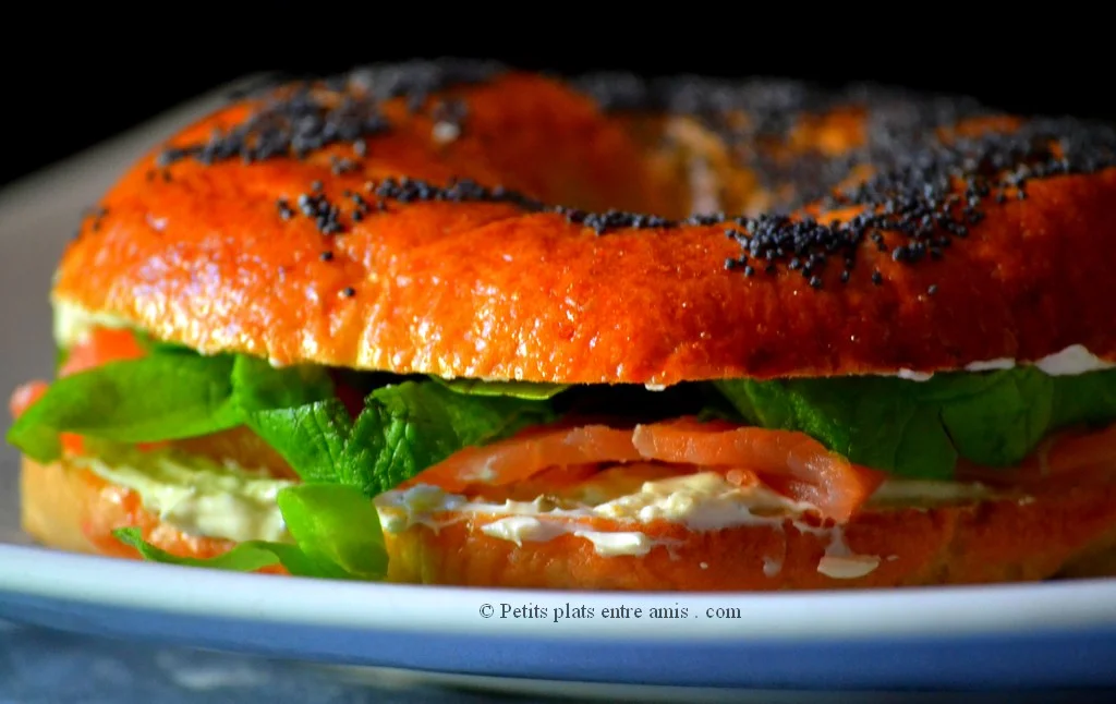 bagel au saumon