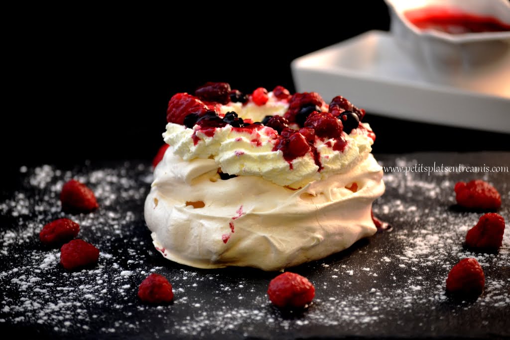 Recette Pavlova aux fruits rouges