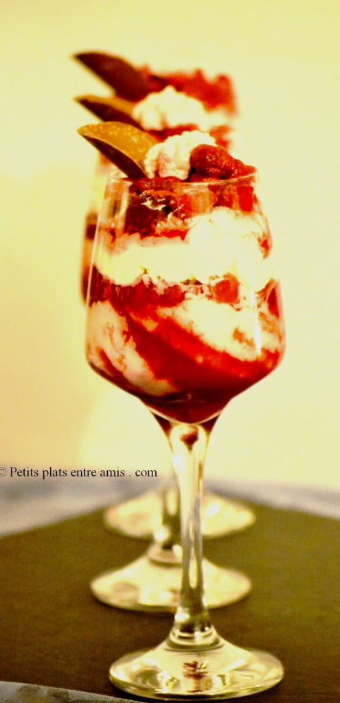 verre fruits rouges chantilly