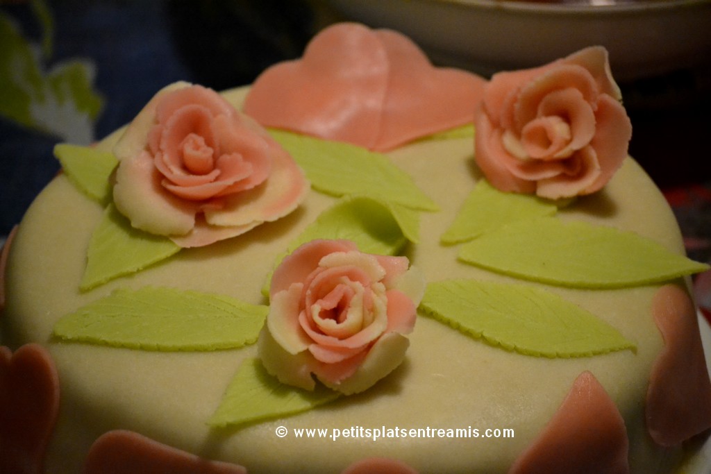 décoration gâteau de Saint-Valentin