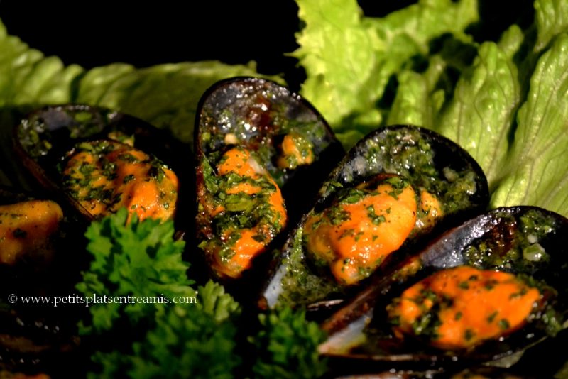 Recette Moules farcies au beurre d'escargot