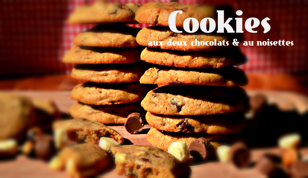 cookies aux 2 chocolats