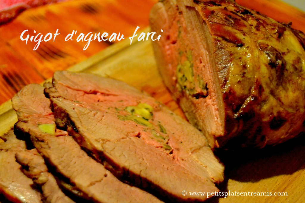 Gigot d'agneau farci