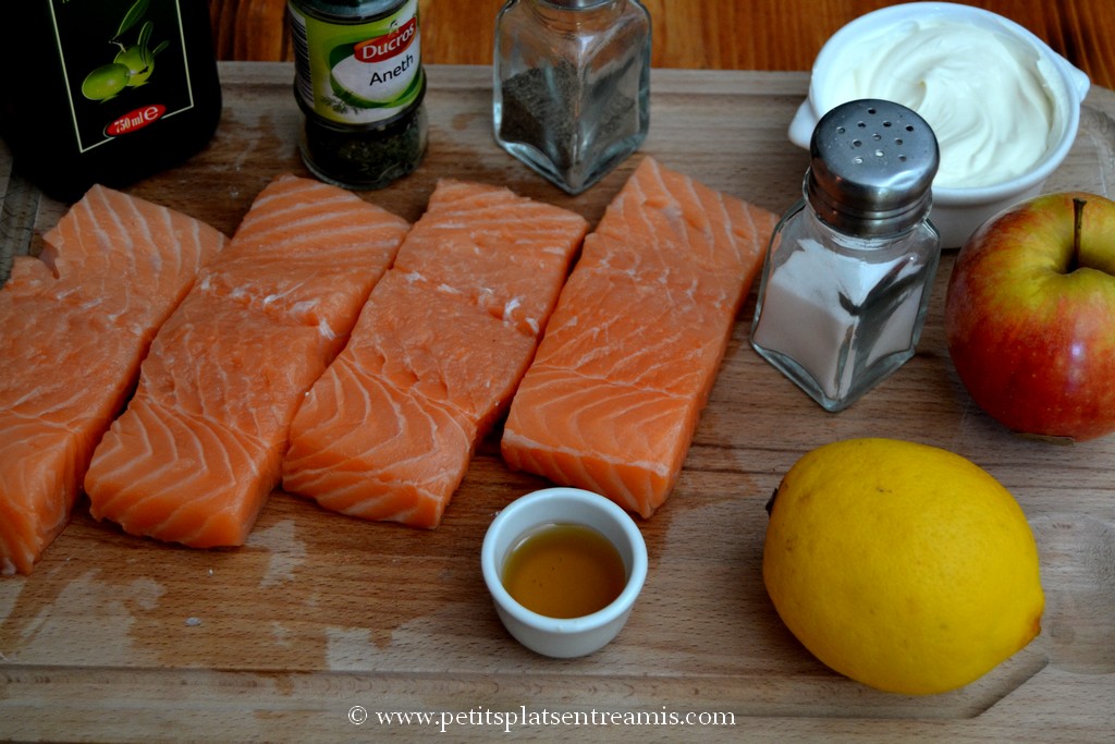 ingrédients tartare de saumon