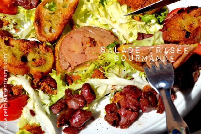 salade frisée gourmande