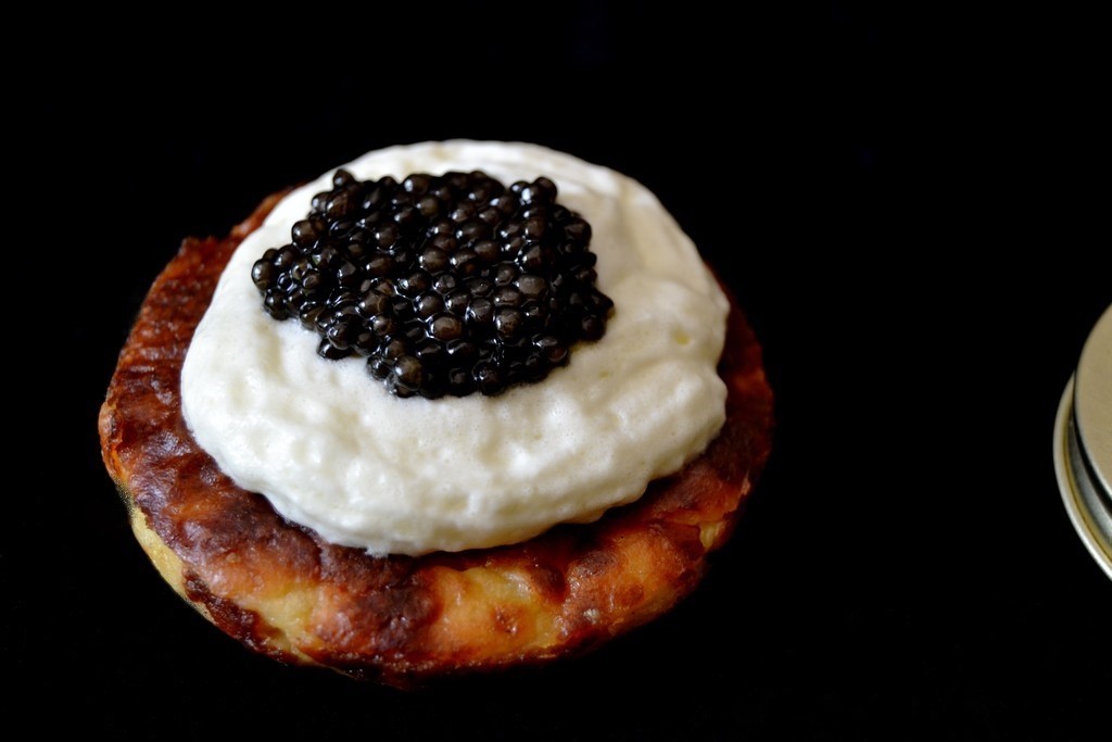 Médaillon de Pompadour au caviar servi