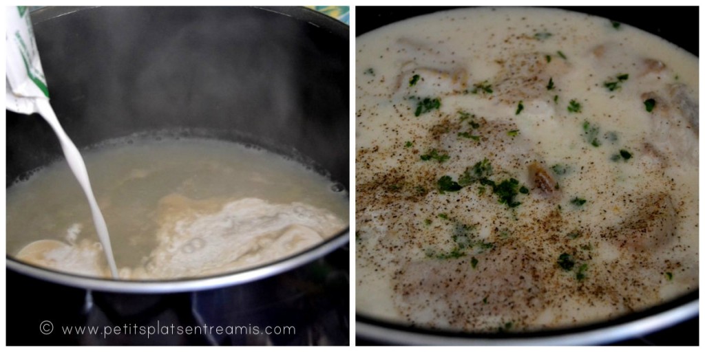Risotto de SaintJacques et cabillaud Petits Plats Entre Amis