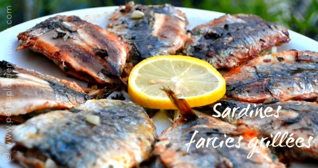 Sardines farcies grillées