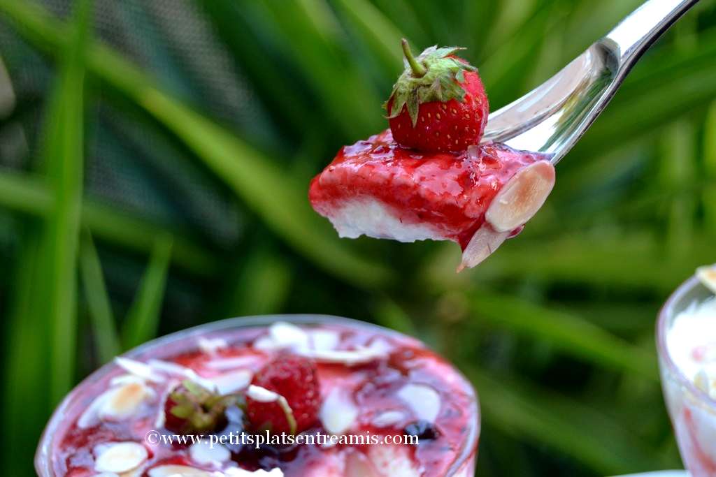 bouchée de fontainebleau aux fraises