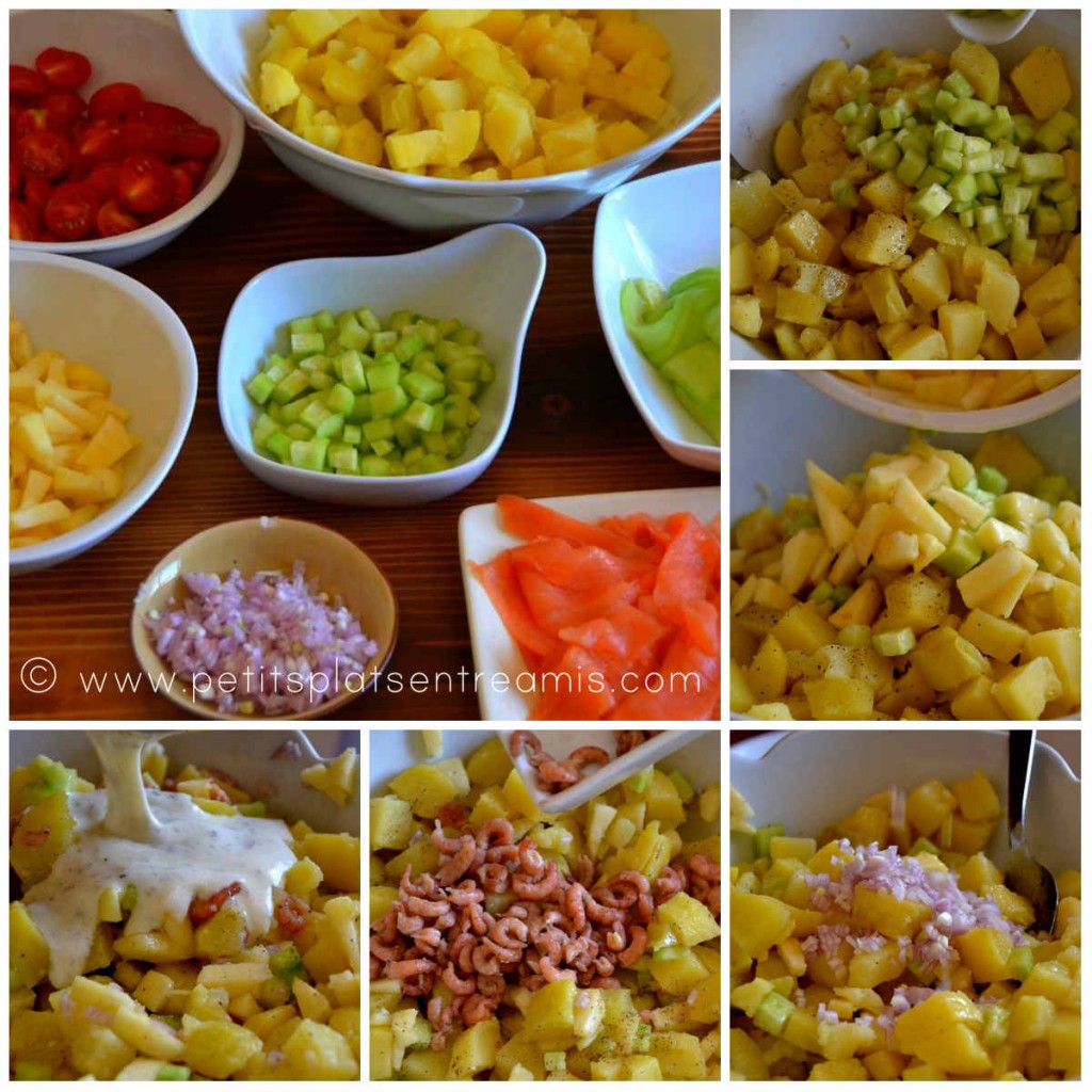 montage salade de pommes de terre