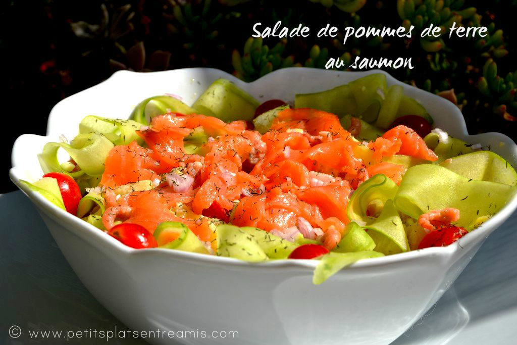 salade de pommes de terre au saumon