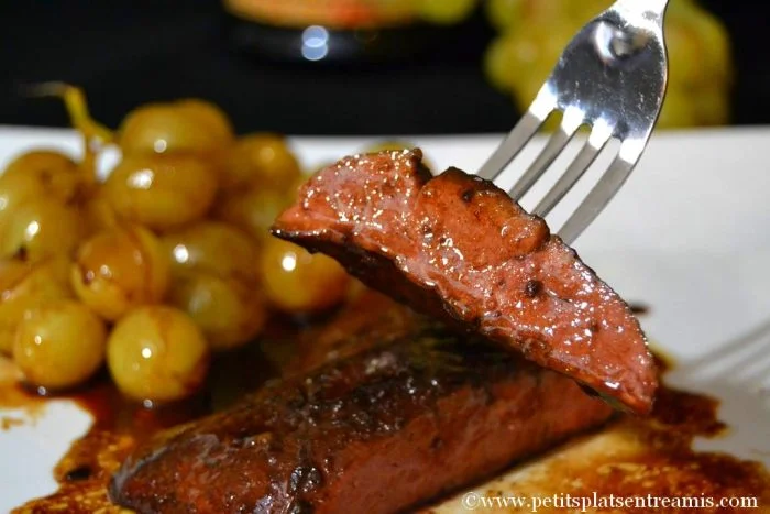 Cuisson du foie de veau flambé à l'armagnac