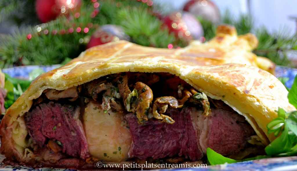 côte de boeuf en croûte tranchée