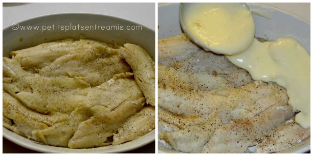 cuisson du poisson pour gratin