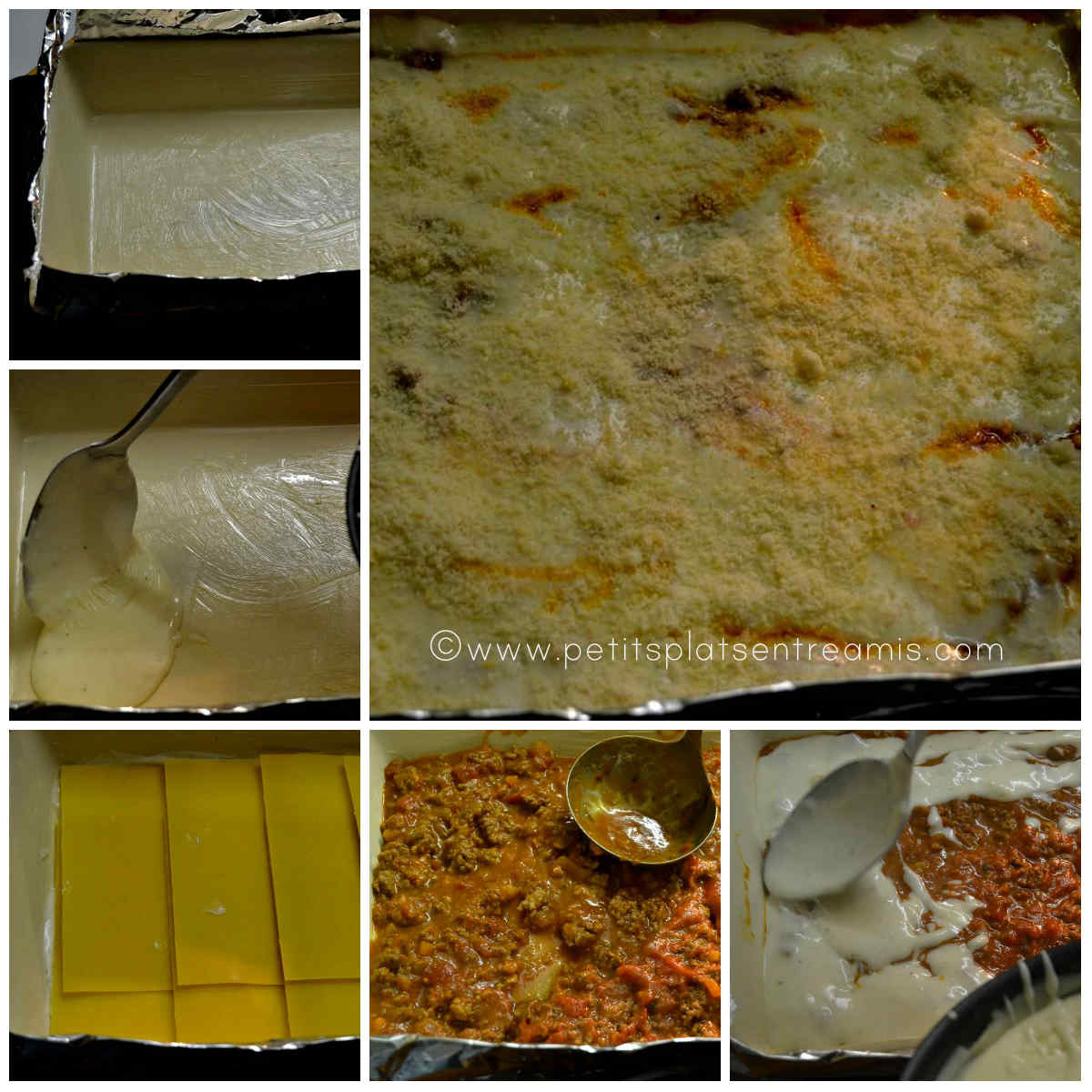 montage des lasagnes