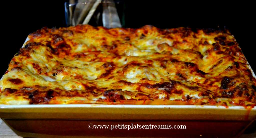 plat de lasagnes