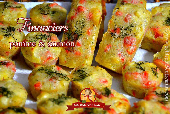 Financiers pomme et saumon