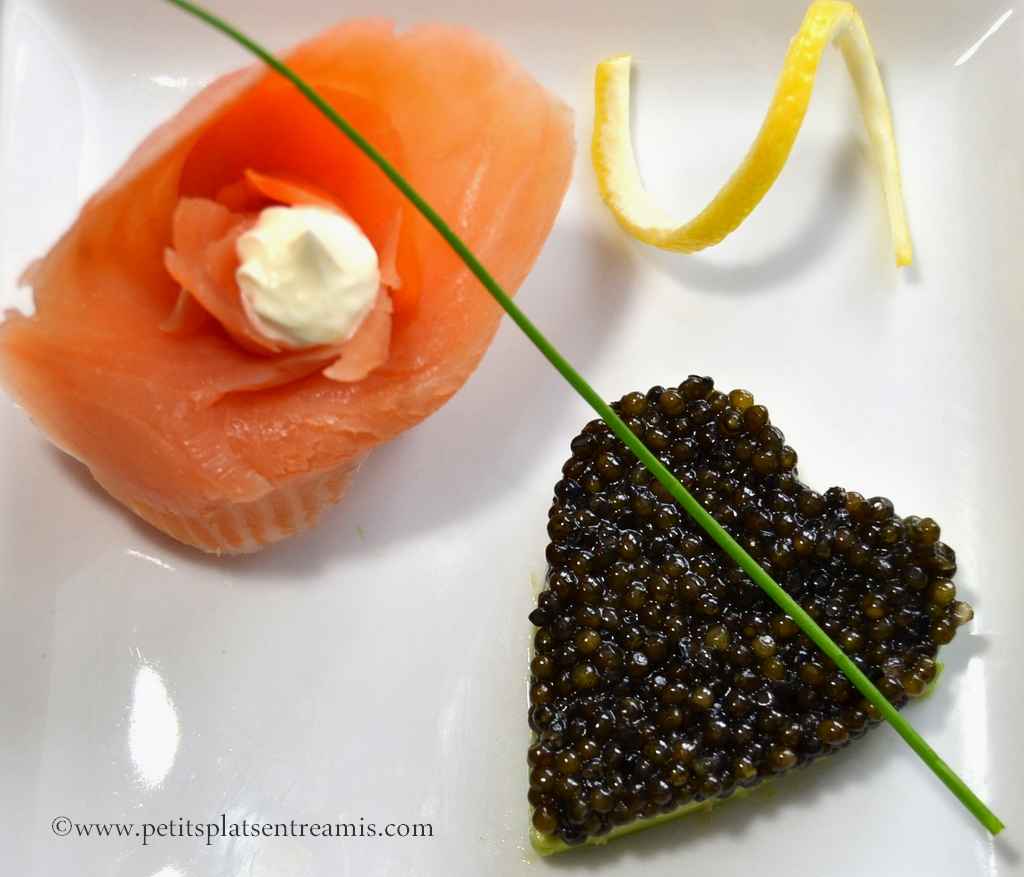 Gros plan sur coeur de Caviar