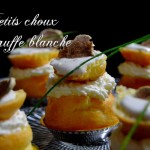 Petits choux à la truffe blanche