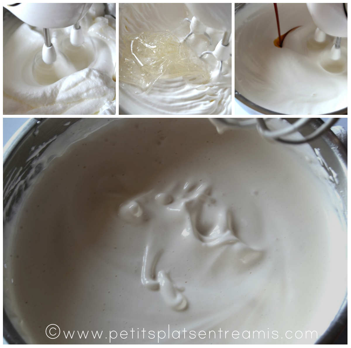 préparation pâte à marshmallow