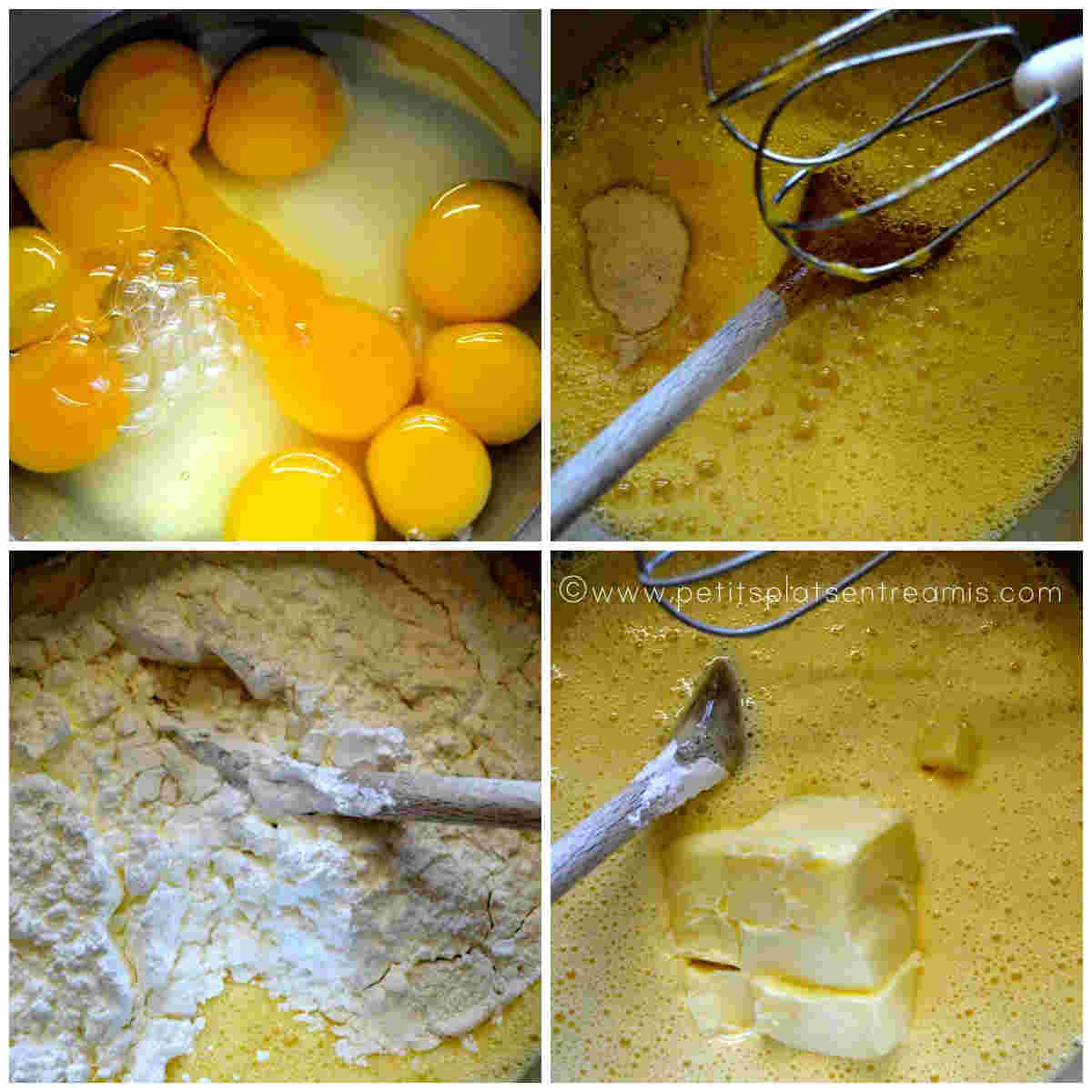 préparation crème frangipane