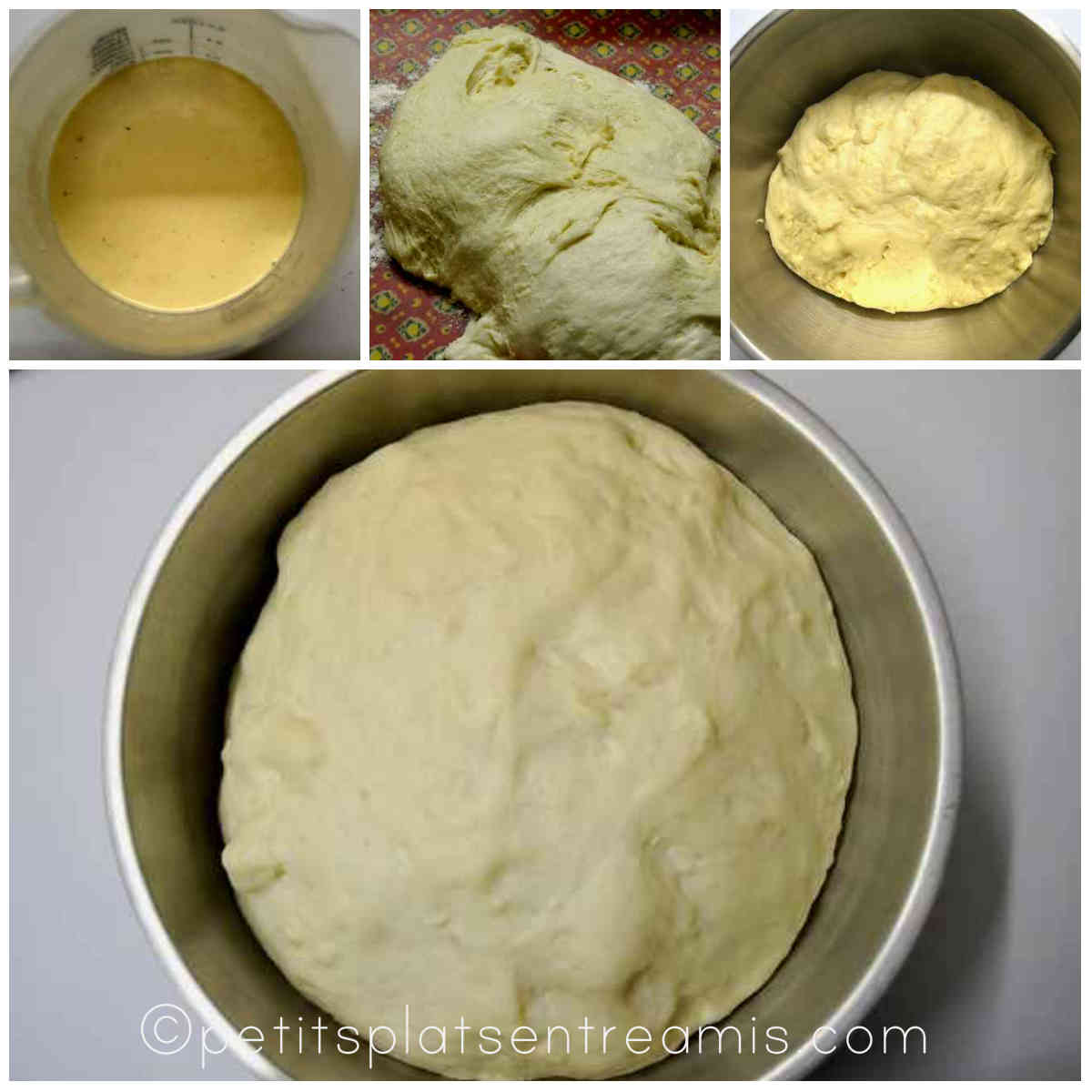 préparation de la pâte à chichis