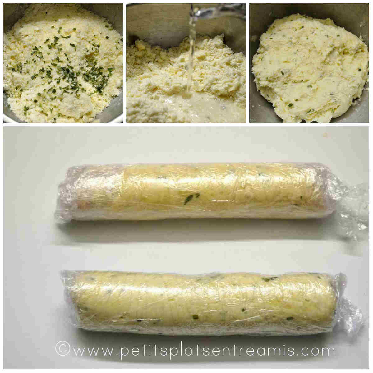 préparation pâte à biscuits parmesan
