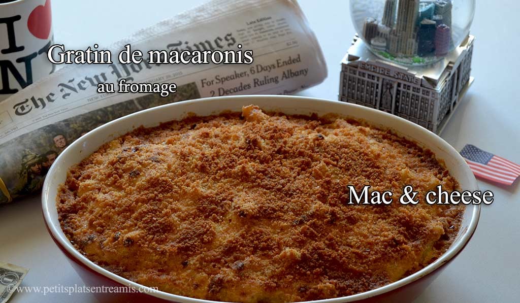 Gratin de macaronis au fromage – Mac and cheese