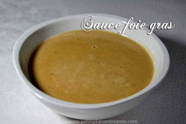 Sauce au foie gras