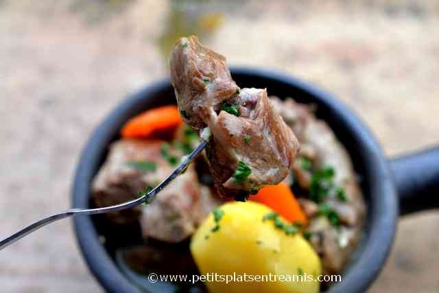 bouchée d'Irish stew