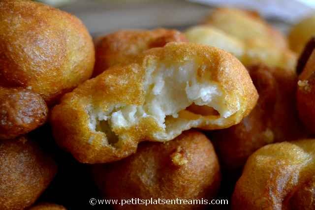 bouchée de beignet au fromage