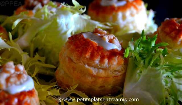 bouchées au bleu et noix à la une