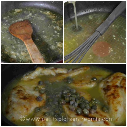 cuisson piccata de poulet