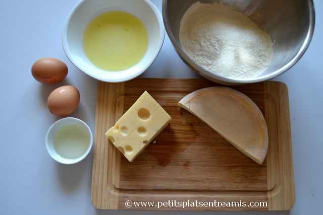 ingrédients pour beignets au fromage