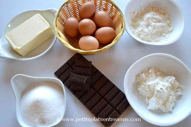 ingrédients pour reine de saba gâteau