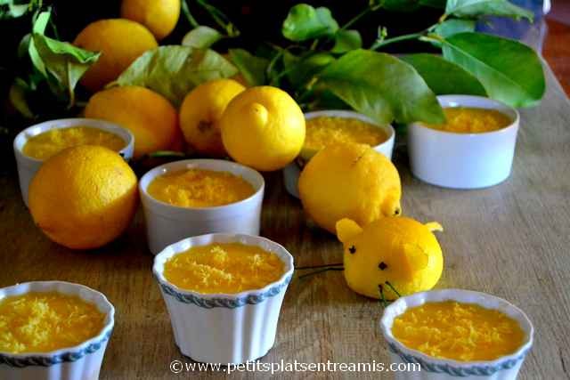 petits pots de crème au citron